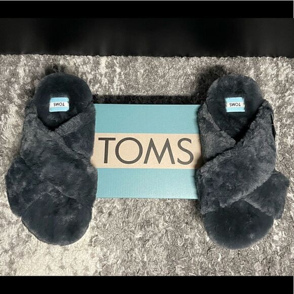 NIB TOMS Susie Slippers - Picture 2 of 9